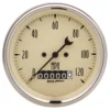 Hastighetsmätare 87mm 120MPH (Elektrisk). PROG. W/ WHEEL ODO ANTQ BEIGE