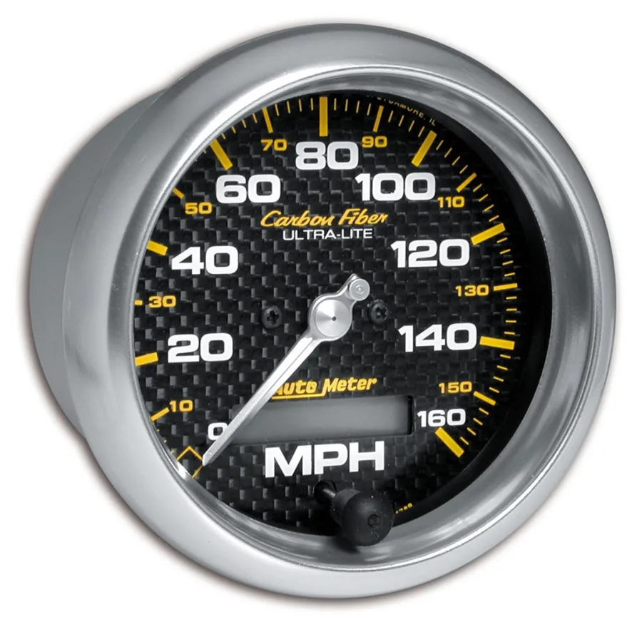 Hastighetsmätare 87mm 160MPH (Elektrisk). Programerbar CARBON FIBER