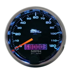 Hastighetsmätare 66.7mm 120 MPH (Elektrisk) Svart PRO-CYCLE