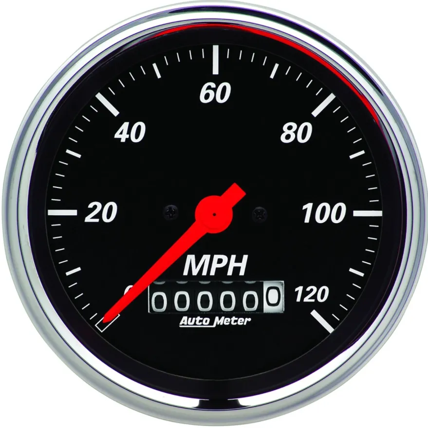 Hastighetsmätare 87mm 120MPH (Elektrisk) DESIGNER BLACK