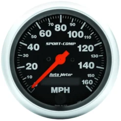 Hastighetsmätare 87mm 160MPH (Elektrisk) SPORT-COMP