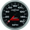 Hastighetsmätare 127mm 160MPH (Elektrisk) Programerbar SPORT-COMP II