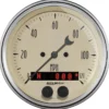 Hastighetsmätare 87mm 120MPH GPS ANTIQUE BEIGE