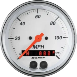 Hastighetsmätare 87mm 120MPH GPS ARCTIC Vit