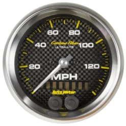 Hastighetsmätare 87mm 140MPH GPS CARBON FIBER