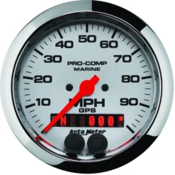 Hastighetsmätare 87mm 100MPH GPS-styrd MARINE Krom