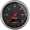 Hastighetsmätare 87mm 120MPH GPS-styrd DESIGNER BLACK