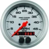 Hastighetsmätare 87mm 50MPH GPS-styrd MARINE SILVER