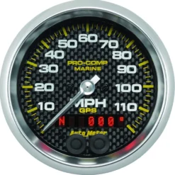 Hastighetsmätare 87mm 120MPH GPS-styrd MARINE CARBON FIBER