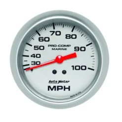 Hastighetsmätare 87mm 100MPH GPS-styrd MARINE SILVER