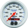 Hastighetsmätare 87mm 100MPH GPS-styrd MARINE Vit