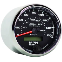 Hastighetsmätare 66.7mm 160 MPH/260KMH (Elektrisk) Svart PRO-CYCLE
