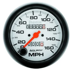 Hastighetsmätare 87mm 160MPH (Mekanisk) PHANTOM
