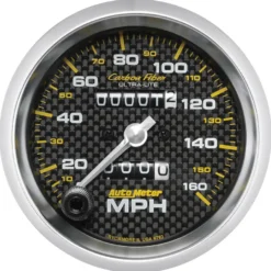 Hastighetsmätare 87mm 160MPH (Mekanisk) CARBON FIBER