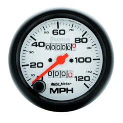 Hastighetsmätare 87mm 120MPH (Mekanisk) PHANTOM