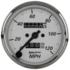 Hastighetsmätare 3 1/8'' 120MPH (Mekanisk) AMERICAN PLATINUM