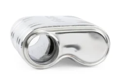 Helmholtzresonator Premium 76mm (3 Tum) Förskjuten Anslutning Rundat Fyrkantigt Hölje 243x240x110mm APR
