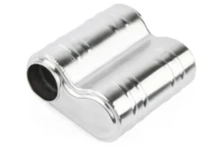 Helmholtzresonator Premium 76mm (3 Tum) Förskjuten Anslutning Rundat Fyrkantigt Hölje 243x240x110mm APR