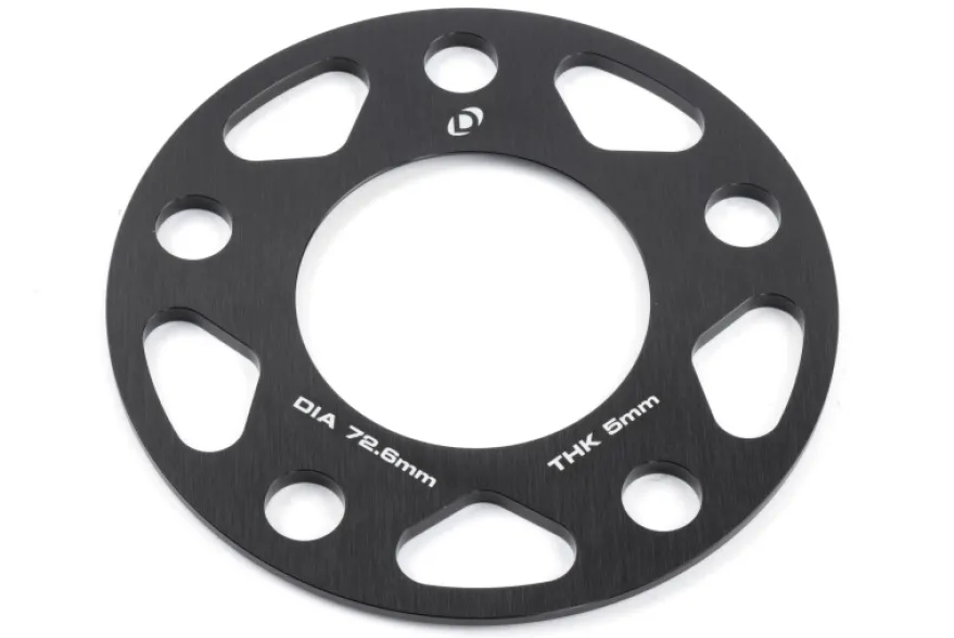 Hjulspacers 5x120 Navhål 72.6mm Tjocklek 5mm Dinan