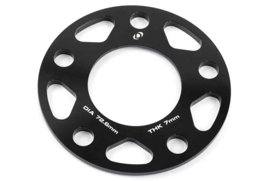 Hjulspacers 5x120 Navhål 72.6mm Tjocklek 7mm Dinan