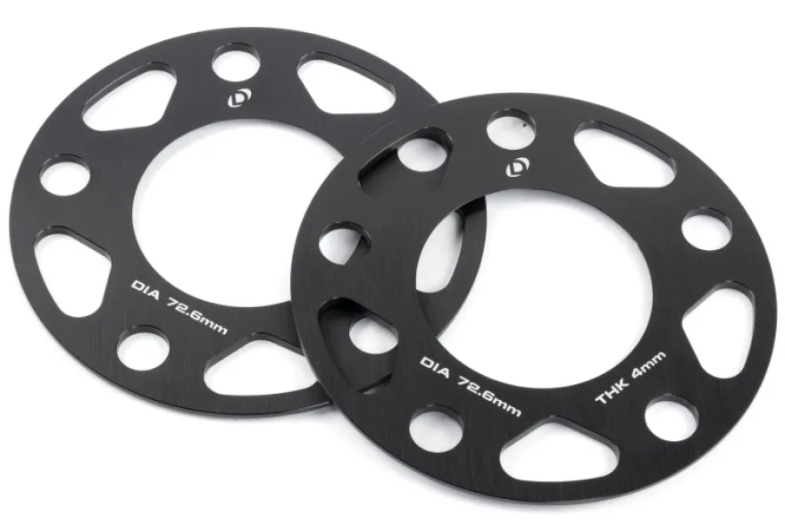 Hjulspacers 5x120 Navhål 72.6mm Tjocklek 4mm Dinan