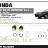 Honda Accord / Civic / CR-V / Del sol / Integra DC2 / Odyssey / Prelude 1992-2015 Främre Över Spindelled Hardrace