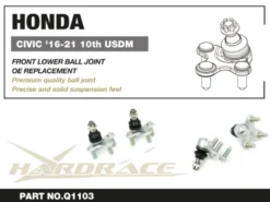 Honda Accord / Civic / CR V 2016-2022 Främre Nedre Spindelled Hardrace