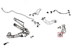 Honda Civic 06+ Bakre Spindelbussningar Hardrace