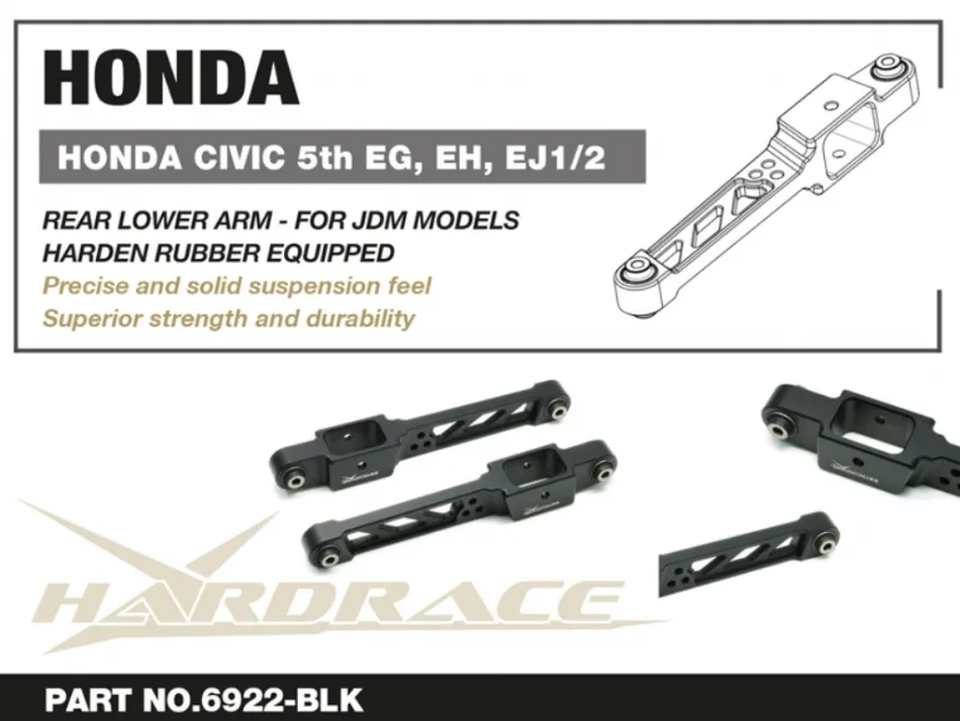 Honda Civic / CRX / Integra DC2 1988-2001 Bakre Länkarmar Hardrace