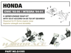 Honda Civic EG / Integra DC2 1992-2001 K-series Swap Motorfäste Kit Hardrace