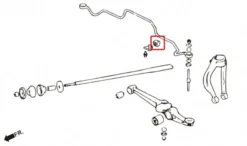 Honda Civic EG / Integra (USDM) Type-R Främre Krängningshämmarbussningar 24mm Hardrace