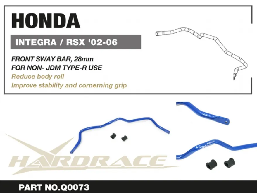 Honda Civic EP1 2 3 / Integra DC5 2001-2006 Främre Krängningshämmare Hardrace