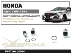 Honda Civic 15- FK8 TYPE-R Främre Nedre Rollcenterjustering (+5MM) Hardrace