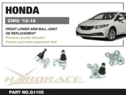 Honda Civic 2012-2015 Främre Nedre Spindelled Hardrace