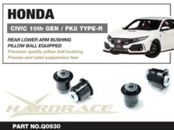 Honda Civic 16-21 / TYPE-R FK8 17- Bakre Nedre Länkarmsbussningar Hardrace