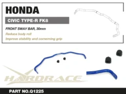 Honda Civic TYPE-R FK8 2017-2022 Främre Krängningshämmare Hardrace
