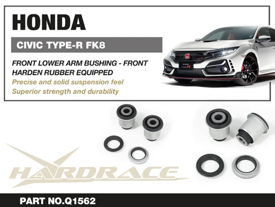 Honda Civic TYPE-R FK8 2017-2022 Främre Nedre Länkarmsbussningar - Främre Hardrace