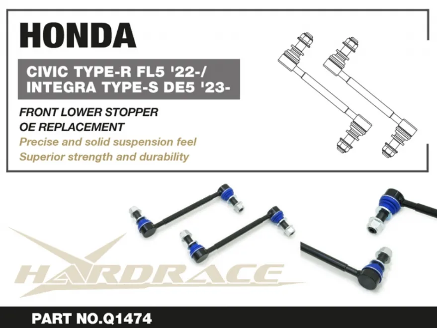 Honda Civic TYPE-R FL5 2022+ OnFrämre Nedre Stopper Link Hardrace