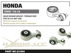 Honda CR-V 2017-2022 Bakre Motorfäste Torque Rod Hardrace