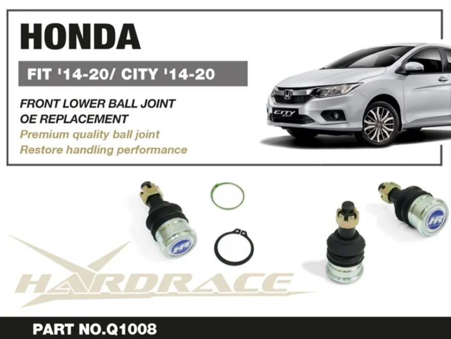 Honda FIT GK 14-20/ CITY 14-20 Främre Nedre Kulled OE REPLACEMENT Hardrace