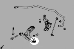 Honda Fit / Jazz 2020+ Främre Roll Center-justering Hardrace