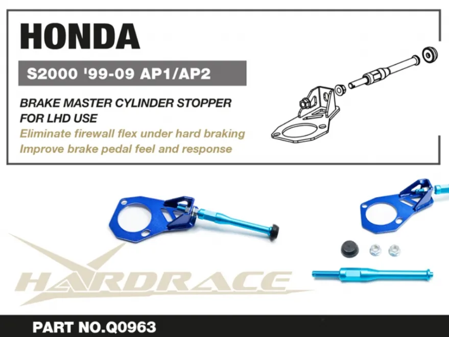 Honda S2000 AP1 / AP2 Bromscylinderstopp Hardrace