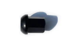 HR-B145012 Mutter M14x1,5 Sfärisk, M14 säte Höjd 32mm Täckt version Aluminium Svart, Längd 32mm