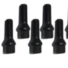 HR-B1452701Paket hjulbultar 10st M14x1.5 Konisk Svart, Längd 27mm 10 st bultar