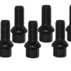 HR-B1453702pkt H&R paket hjulbultar 10st M14x1,5 sfärisk för Mercedes fälgar Svart, Längd 37mm
