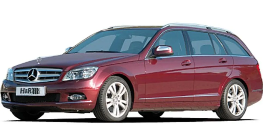 H&R COILOVER MERCEDES C CLASS W204 2014- T Modell AMG