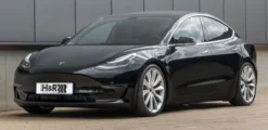 H&R COILOVER TESLA 3 4wd including Long Range and Performance 4wd Justerbart tryck inkl topplager fram