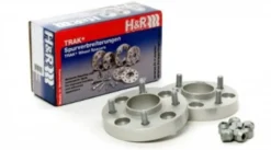 H&R DR Spacerpaket 15mm Silver TOYOTA AURIS 2007-