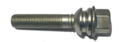 HR-1455107 H&R hjulbult M14x1,5 sfärisk 14mm säte rörlig stål kona Porsche VW T5 VW Touareg Silver, Längd 51mm