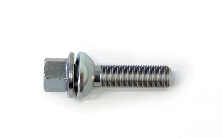 HR-1454203 H&R hjulbult M14x1,5 sfärisk 13mm säte rörlig kona Audi S5 RS5 Silver, Längd 42mm